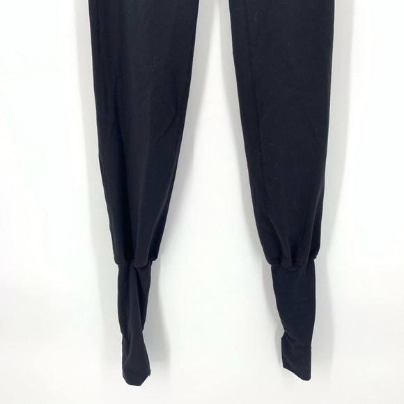 Vintage Lululemon Stirrup Joggers Womens 6 Black Manifesto Yoga Dance Y2K Preppy - Picture 3 of 12